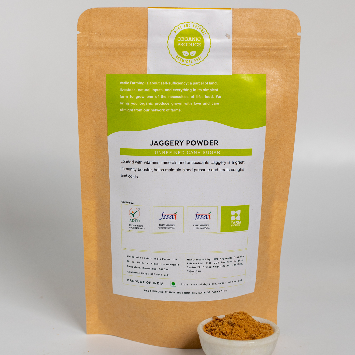 Organic Jaggery Powder
