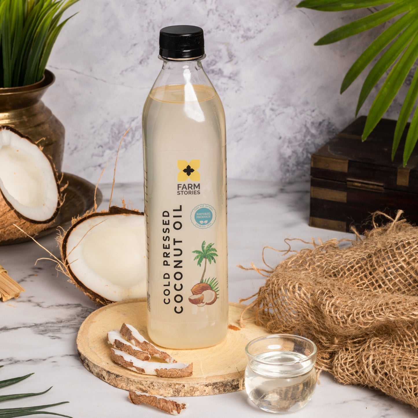 Cold Pressed Coconut Oil (500ml)