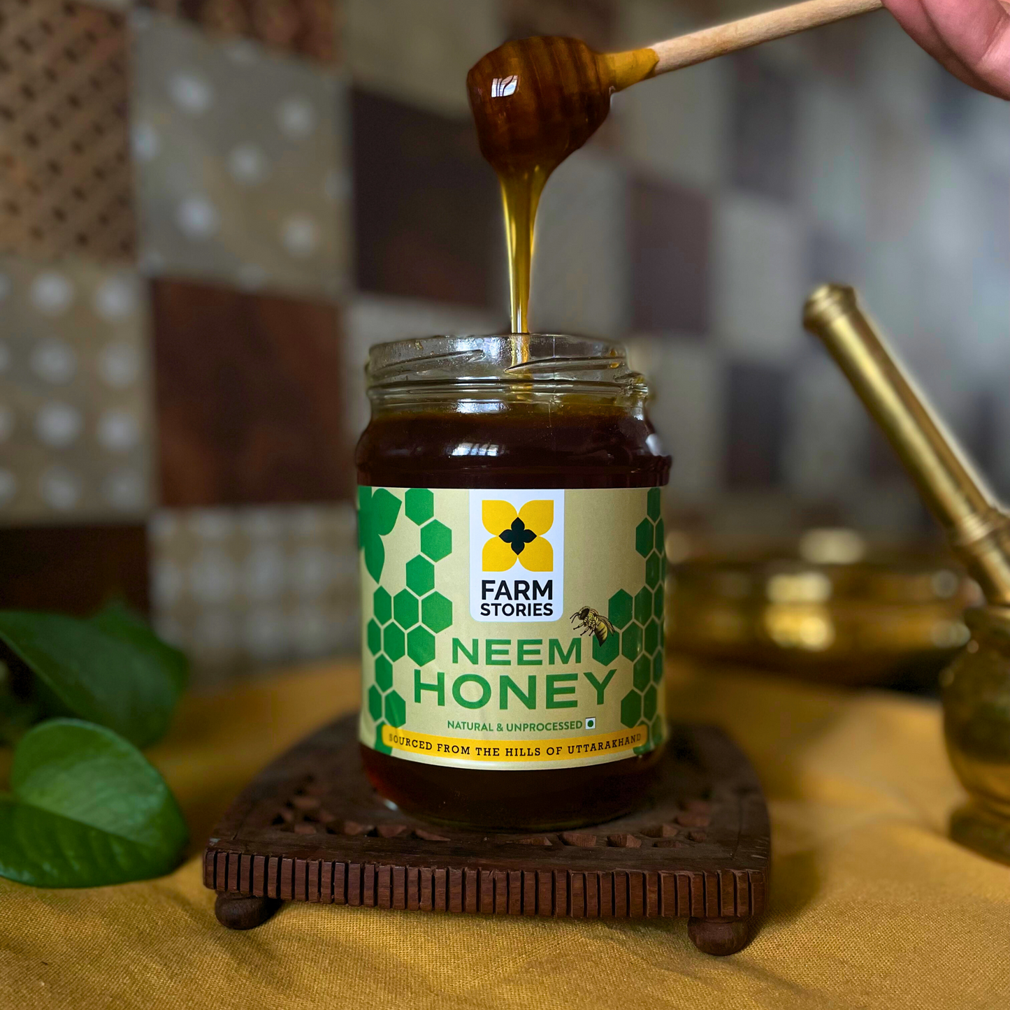 Neem Honey - Natural & Unheated (From the valleys of Uttarakhand)